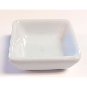 Pampered Chef White Square Ceramic Serving Bowl